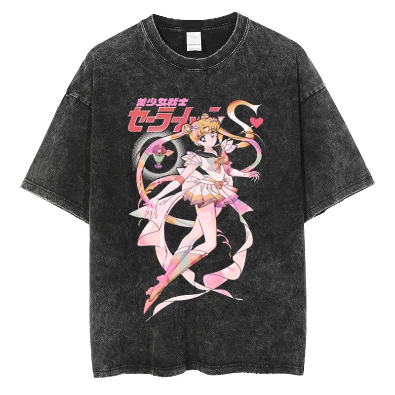 Usagi Oversized Vintage Wash T-Shirt | Sailor Moon