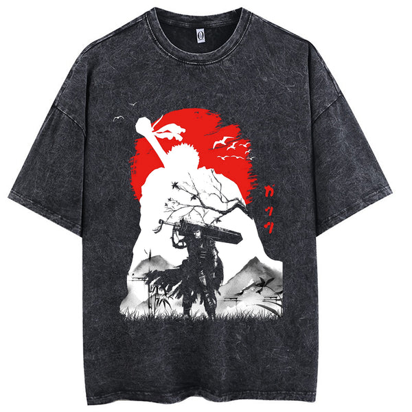 Berserk Japan Oversized Vintage Wash T-Shirt | Berserk