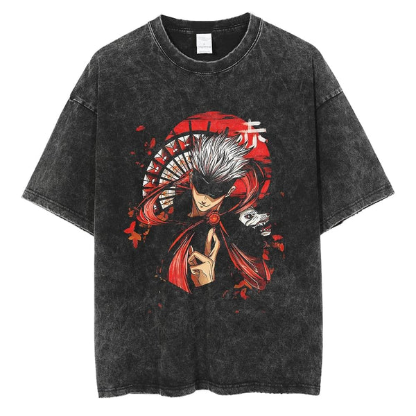 Jujutsu Kaisen Washed T-Shirt Sleeveless Vest 