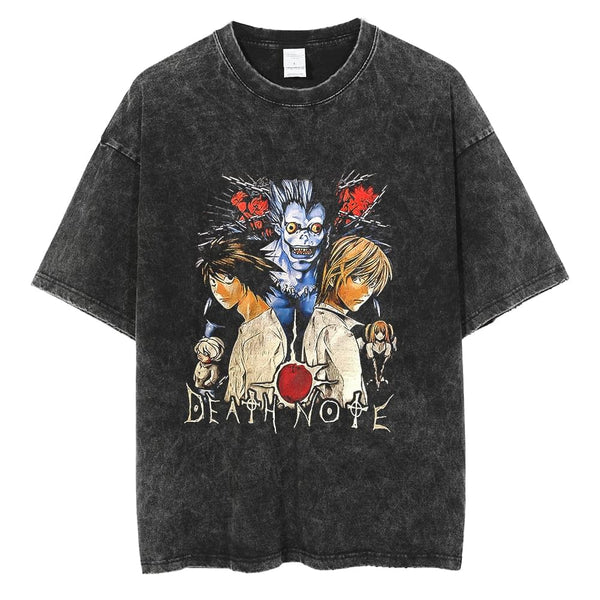 Shadow Chronicles: Death Note Anime Washed T-shirt