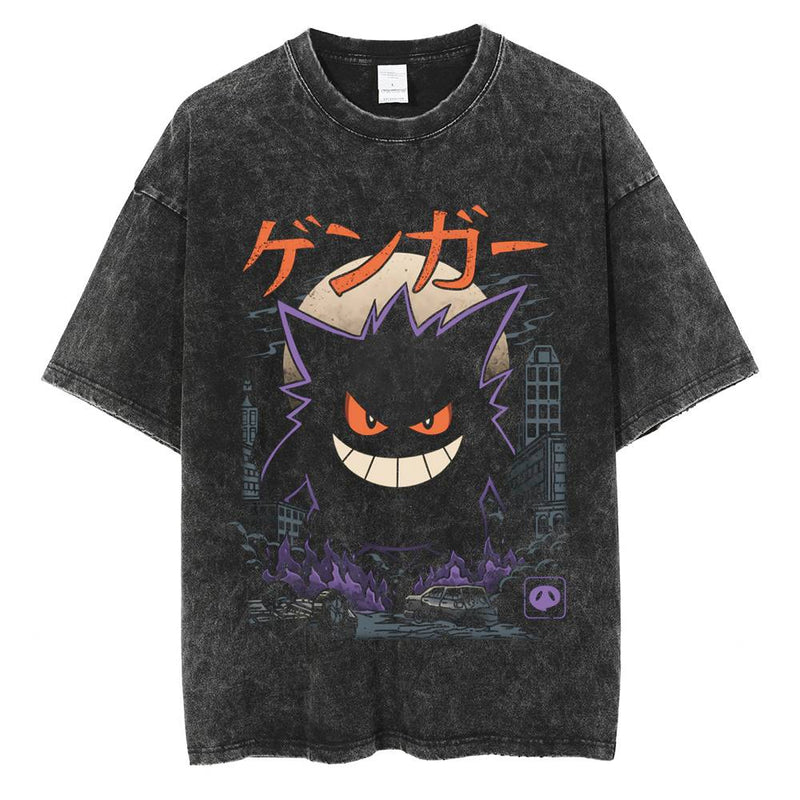 Purple Ghost Oversized Vintage Wash T-Shirt | Other